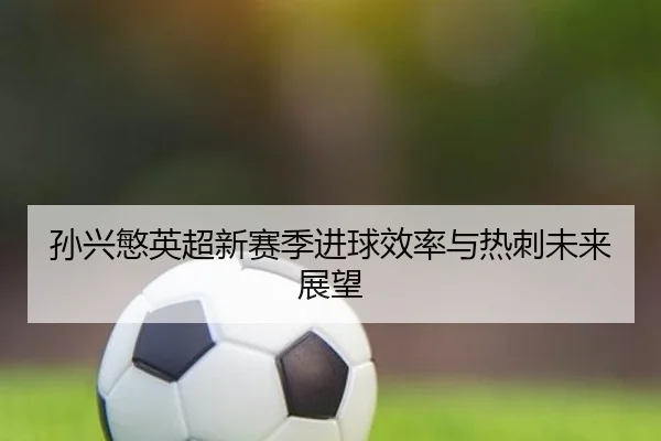 孙兴慜英超新赛季进球效率与热刺未来展望
